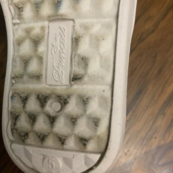 Disney Kids Girls Shoes‎ Size 5 Blue Princess Flowe - Picture 7 of 7